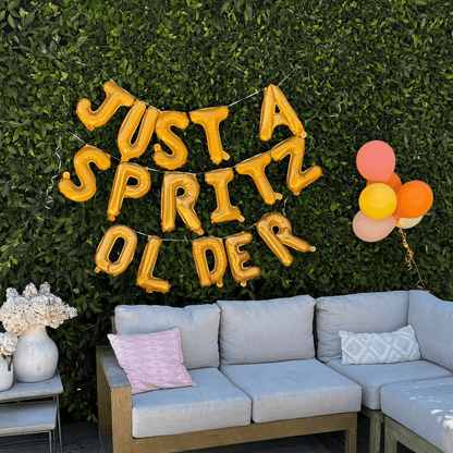Spritz Older Balloon Banner Bach and Boujee