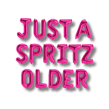 Spritz Older Balloon Banner Bach and Boujee