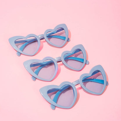 Tan Beige Heart Sunglasses Bach and Boujee