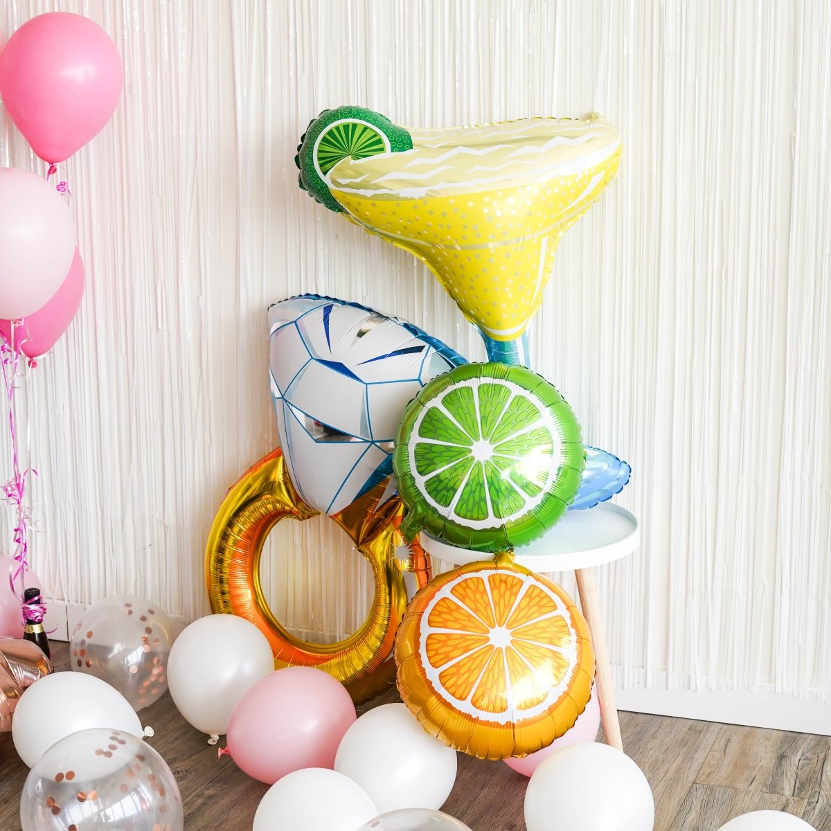 Tequila Margarita Lime Ring - Tropical Balloon Bundle Bach and Boujee Balloons
