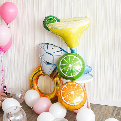 Tequila Margarita Lime Ring - Tropical Balloon Bundle Bach and Boujee Balloons