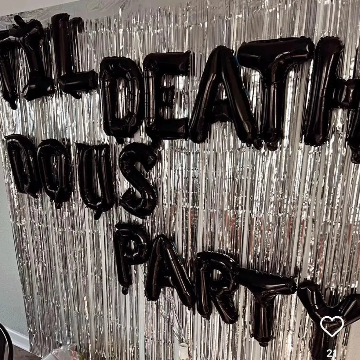 Til Death Do Us Party Balloon Banner - Bachelorette Decorations - Funny Bridal Shower Hen Party Decor Bach and Boujee Balloons