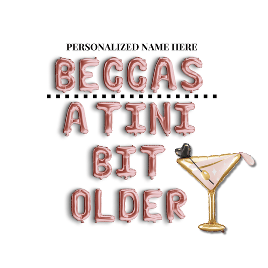 Tini Bit Older - Personalized Name Bach and Boujee