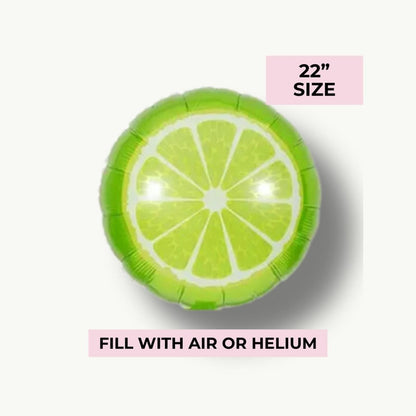 Tutti Fruit Strawberry Orange Lime Balloon Fruit Birthday Balloon Tropical Bachelorette Citrus Fruit Bach and Boujee