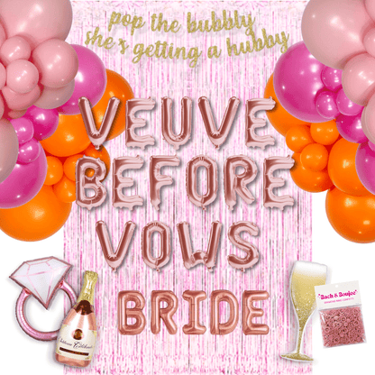 Veuve Before Vows Bachelorette Kit Bach and Boujee