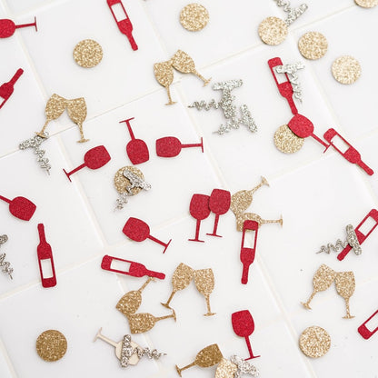 Vino Before Vows Wine Party Confetti Bach and Boujee