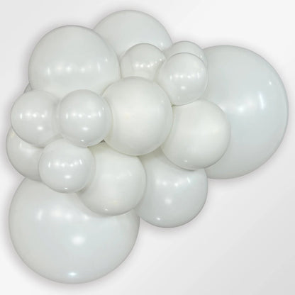 White Helium Balloon Bach and Boujee