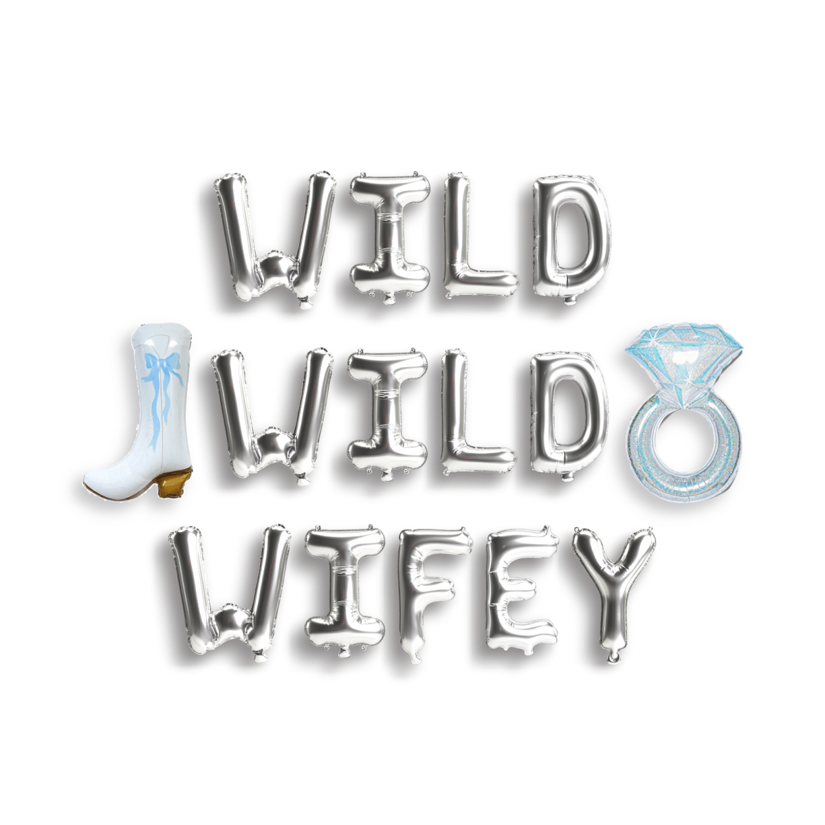 Wild Wild Wifey Balloon Banner Bach and Boujee Balloons