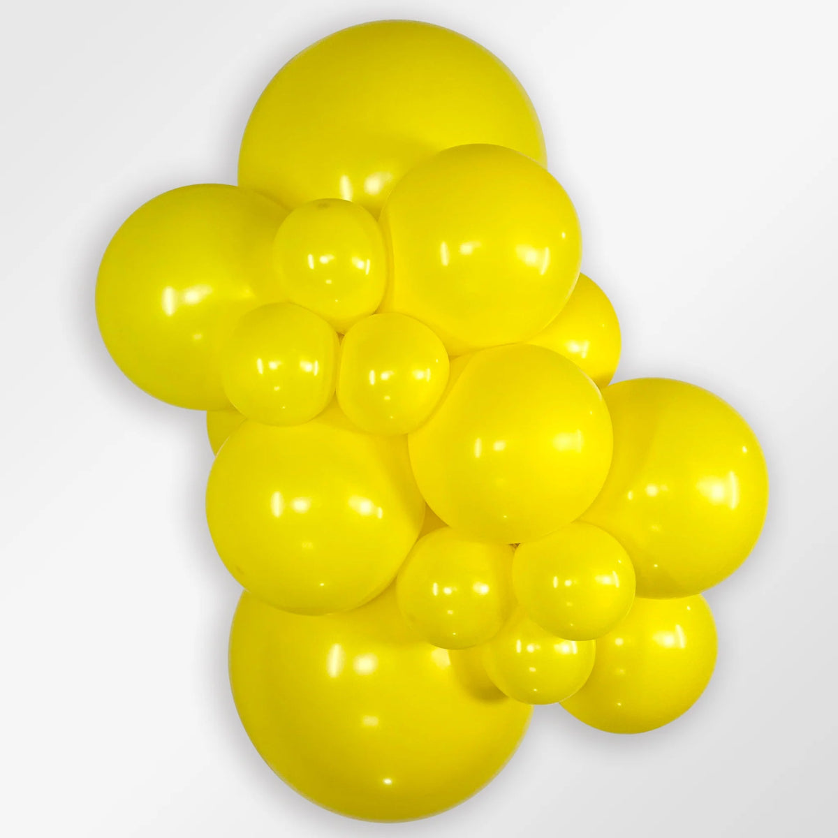 Yellow Helium Balloons Bach and Boujee
