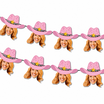 Bride Face Cowgirl Banner