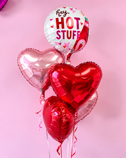 Valentines Heart Phrase Helium Balloon