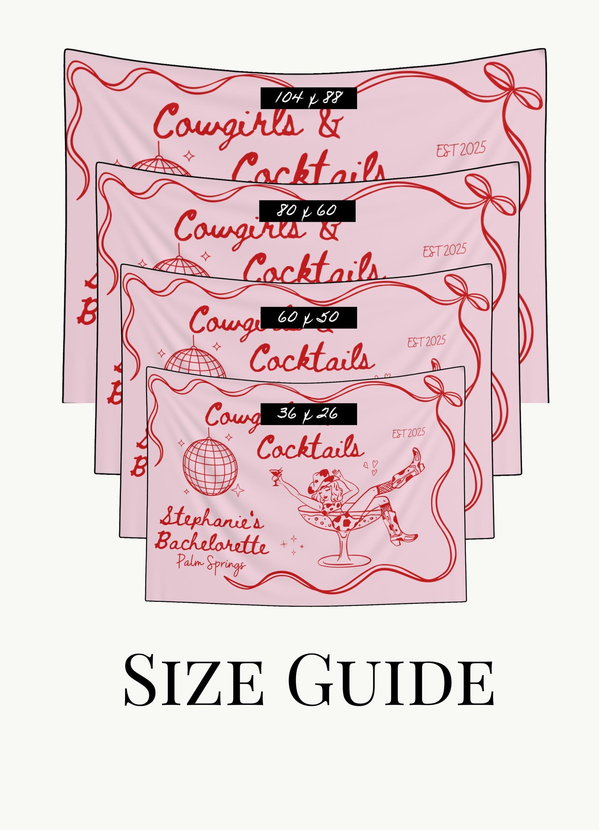 a pink poster with a bunch of words on it