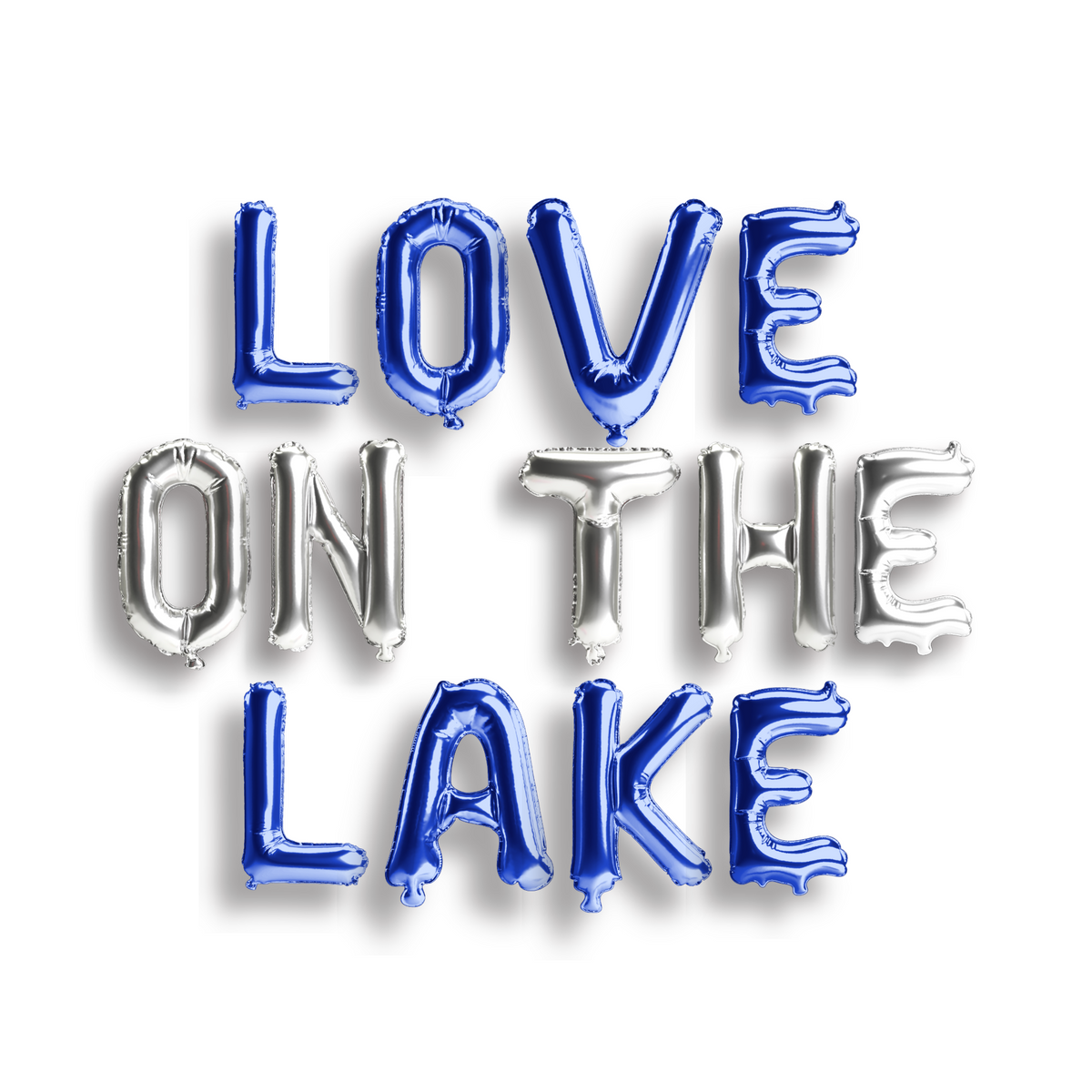 Love On The Lake Balloon Banner
