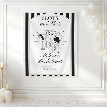 Slots and Shots Tapestry