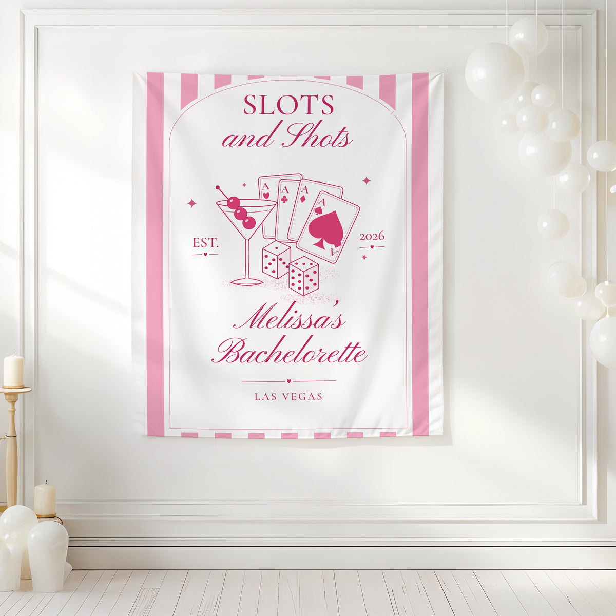 Slots and Shots Tapestry