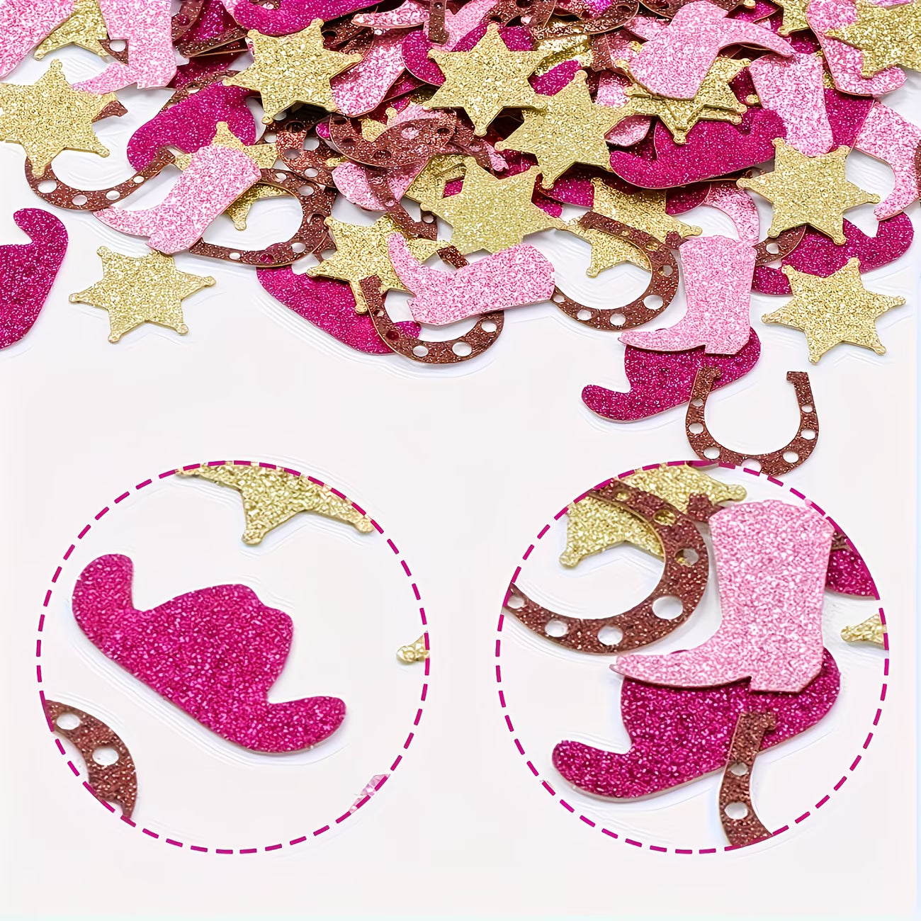 Cowgirls & Cocktails Lets Go Girls Confetti