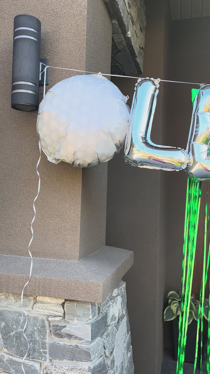 Green Tinsel Foil Curtain