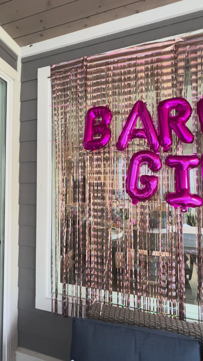 Barbie Girl Balloon Banner