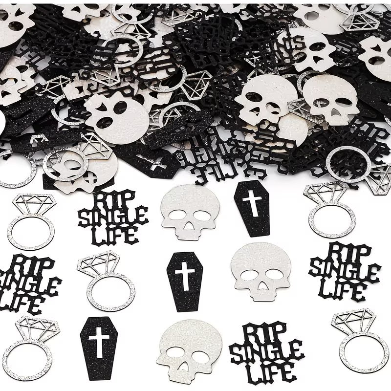 RIP Single Life Til Death Do Us Party Confetti