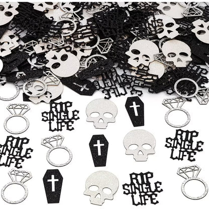 RIP Single Life Til Death Do Us Party Confetti