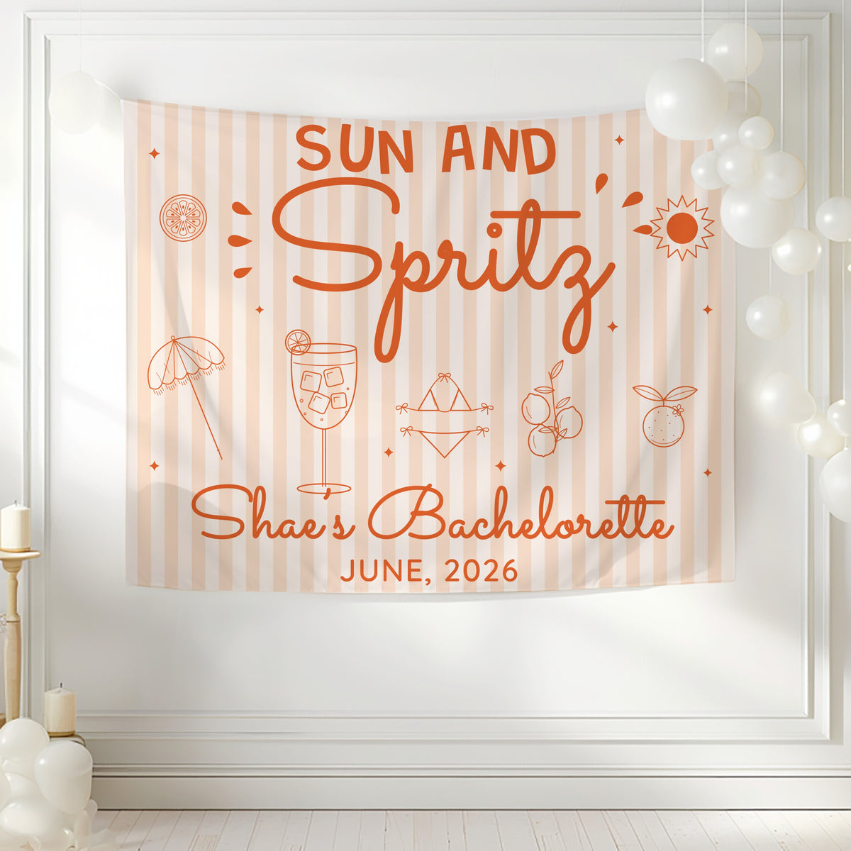 Sun and Spritz Tapestry