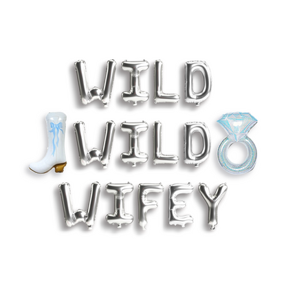 Wild Wild Wifey Balloon Banner