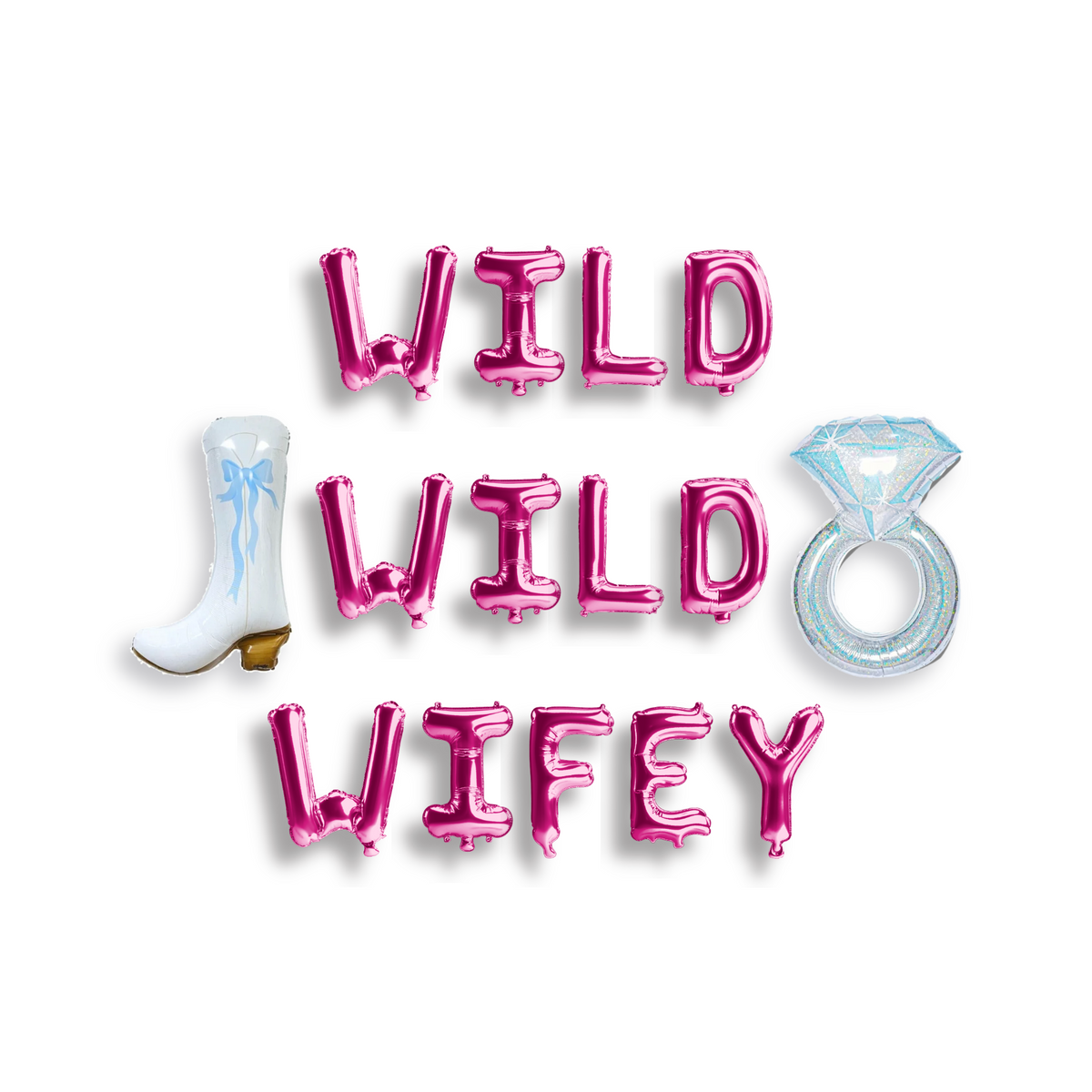 Wild Wild Wifey Balloon Banner
